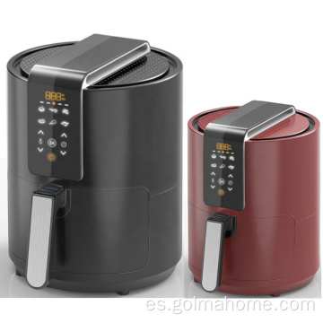 Cocina casera mini freidora de aire 3.2L olla única, canasta de freidora 2.6L freidora de aire digital con sistema de circulación de aire rápido